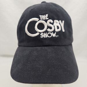 Cap The Cosby Show Hat Strapback Black Embroidered Cotton Vintage ATT Headwear